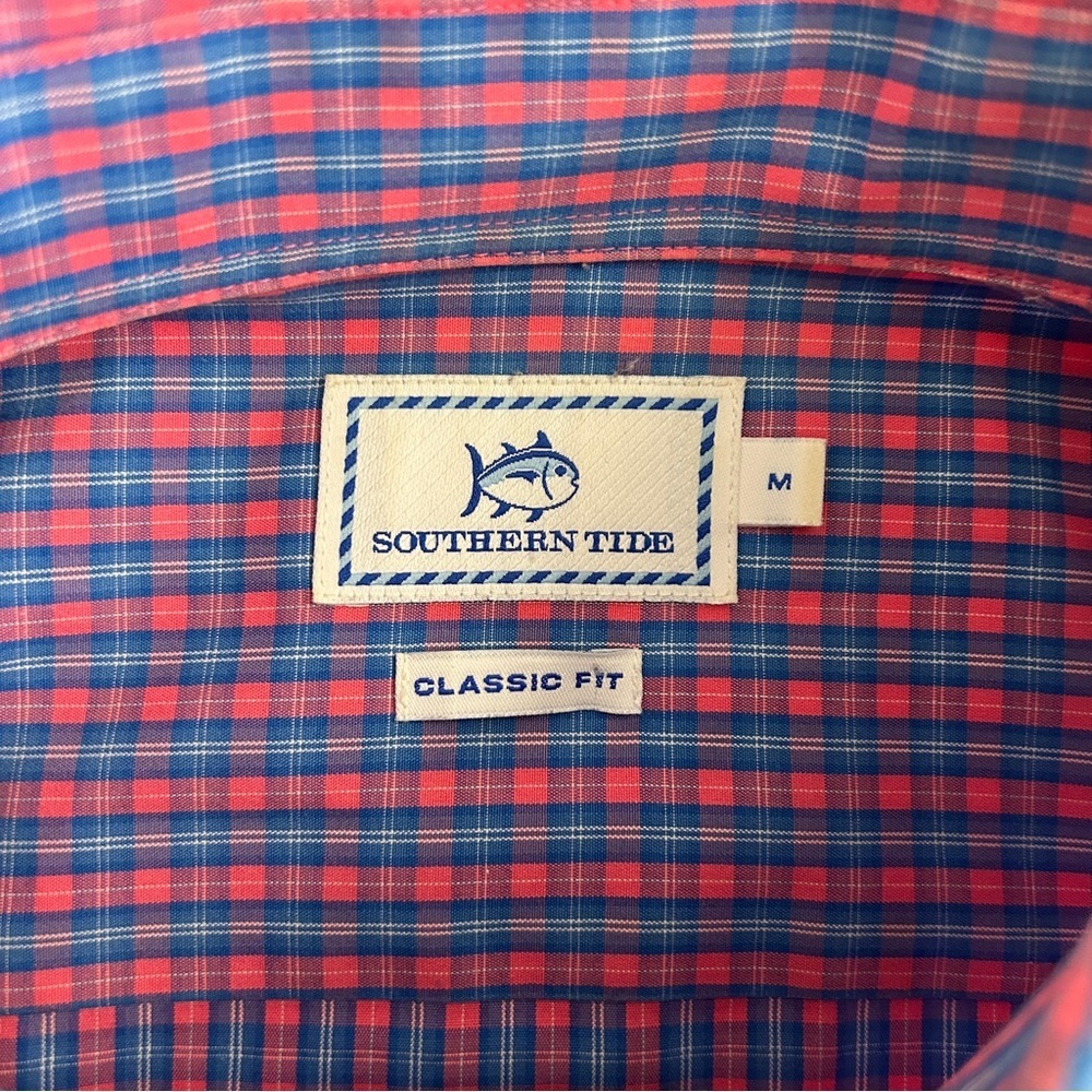 SOUTHERN TIDE Classic Fit Men’s long sleeve button down size medium - Picture 6 of 10